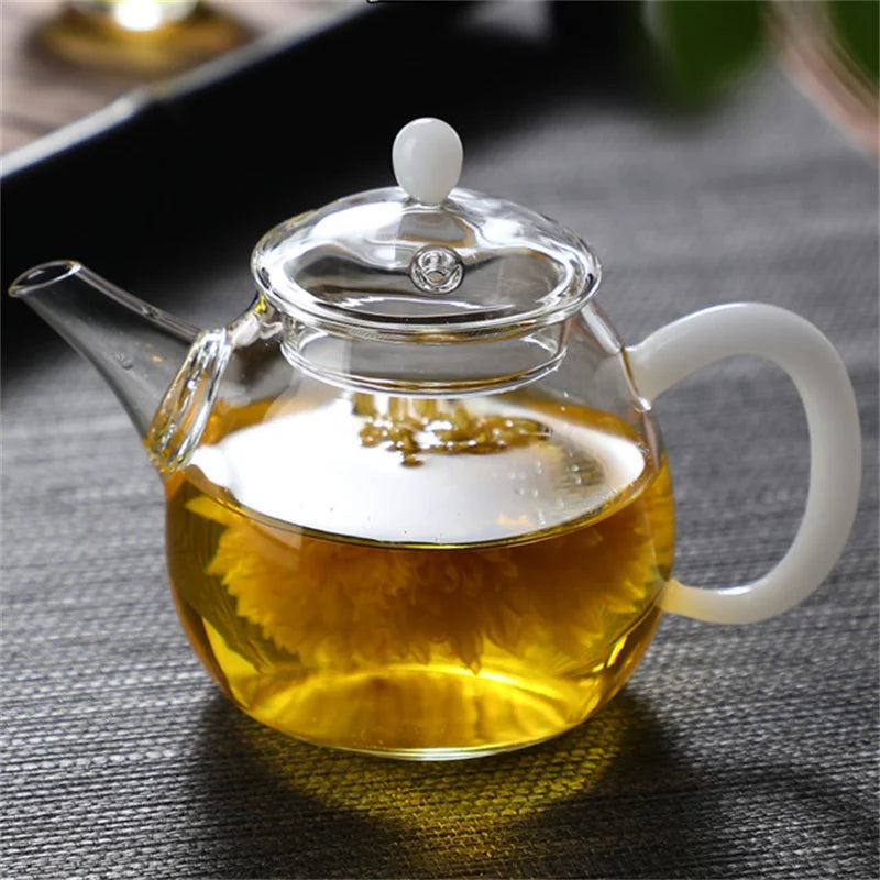 120ml Mini Glass Teapot with Filter