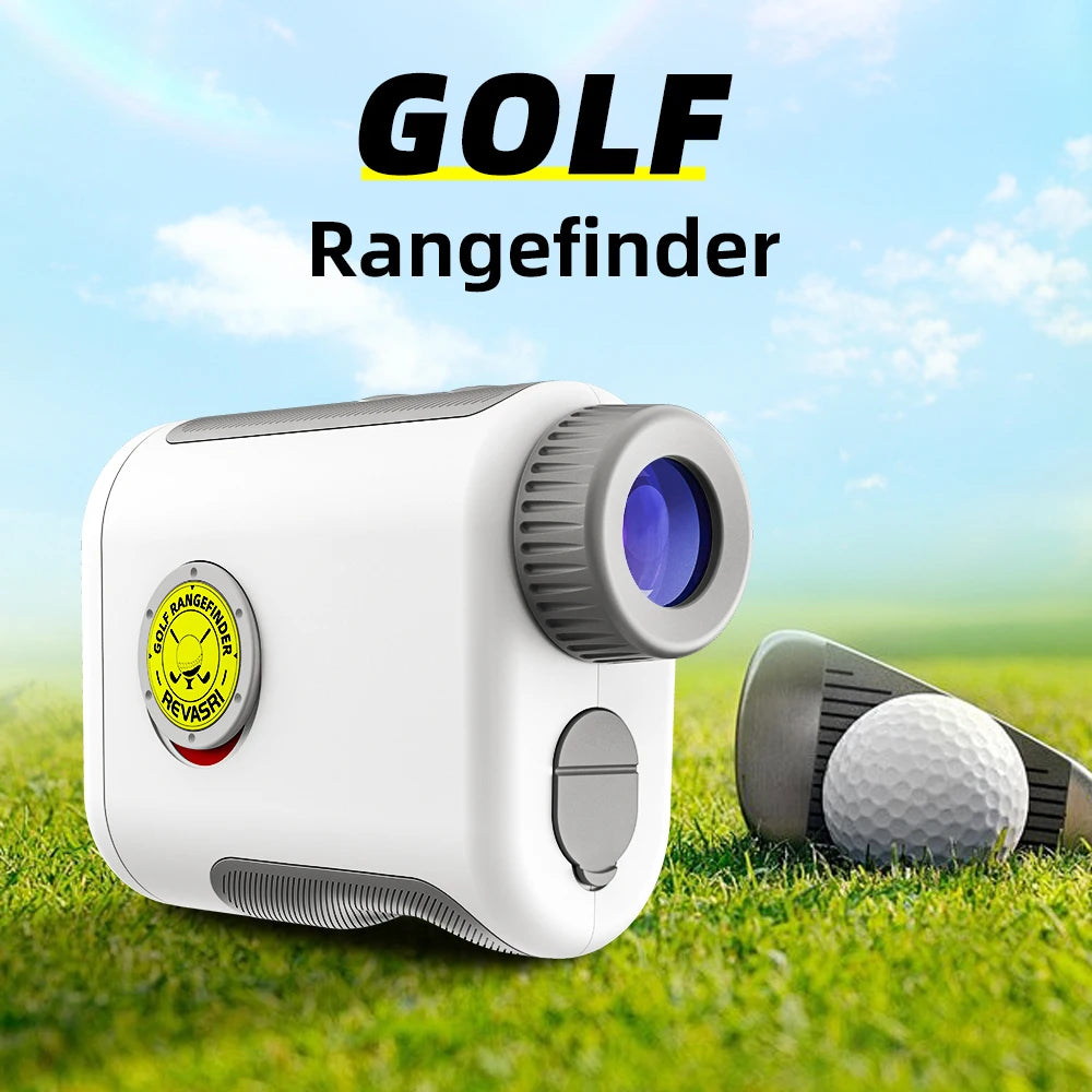 Laser Rangefinder for Golf Range Finder Long Distance Meter Monocular Telescope with Flag-Lock Pin Outdoor Sport