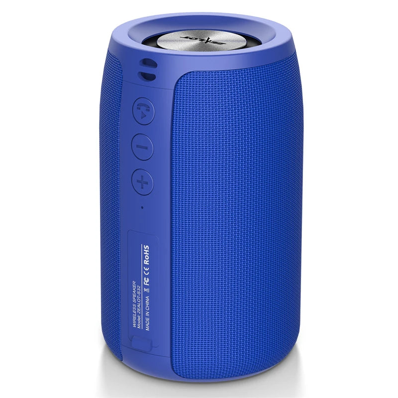 Portable Wireless Speaker Subwoofer Stereo Waterproof Powerful Column Outdoor Speakers Boom Box TF Card & AUX Audio