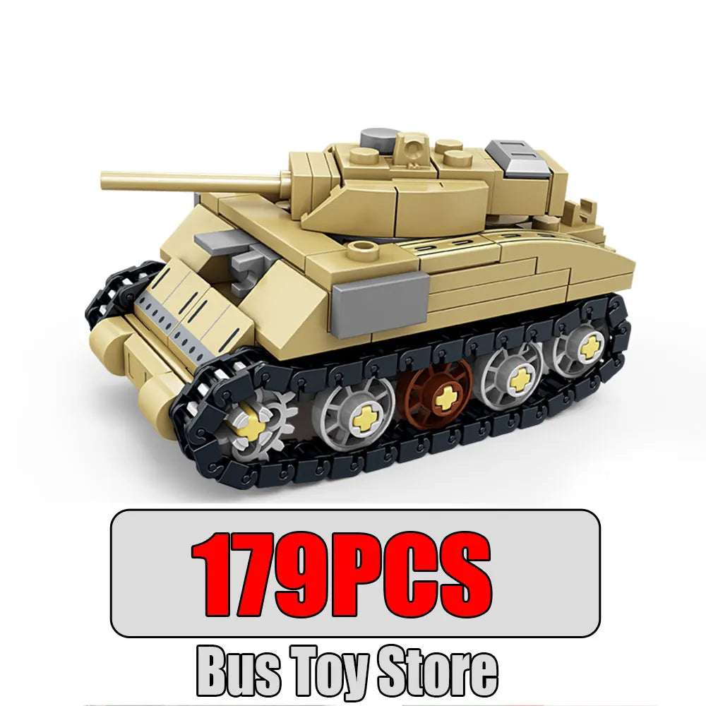 Aircraft Tank Aircraft Carrier MODERN EOLIPMENT MODERN WAR INFORMATION WW2 Military Model Building Blocks Bricks for Boy