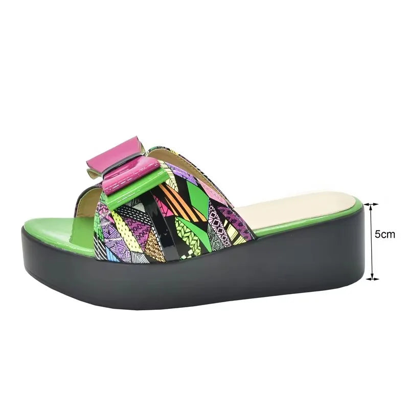 Latest African Shoes and Bags Matching Set Patent Leather Womens Platform Heels Handbags and Shoes Set Mixed Colors Women Pumps