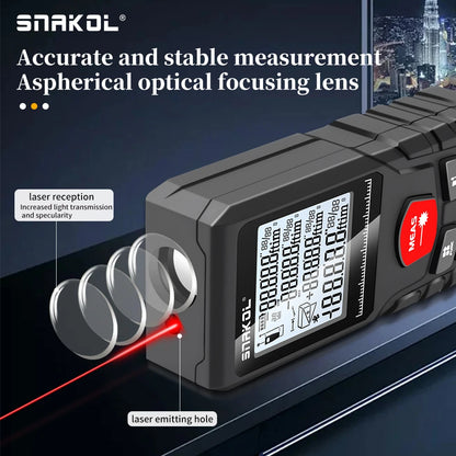 Laser Distance 50M/100M/120M Rangefinder Profesional Meter Laser Range Finder Ruler Test Tool