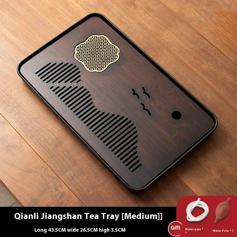 Tea Tray Tea Set Tea Tray Tea Sea Dry Brewing Platform Tray Bamboo Tray Tea Ceremony  Small Water Storage Tea Platform