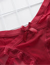 Lace Woman Panties XXL Plus Size Women's Underwear Transparent Sweet Cotton Crotch Briefs Soft Intimate Lingerie