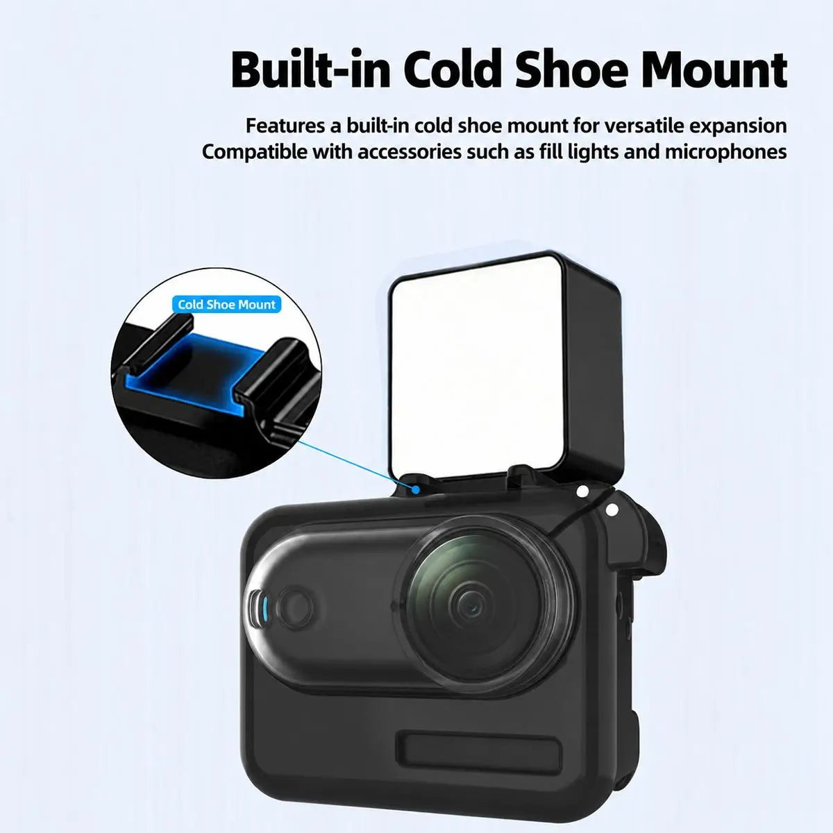 Protective Charging Case Cover with Lens Cap for Insta360 GO 3 and GO 3S