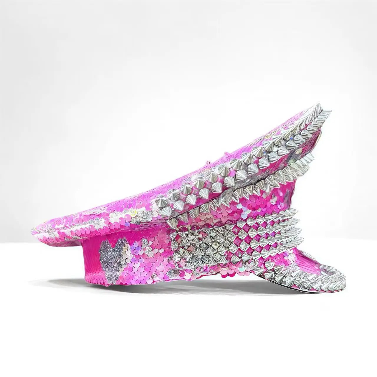 Steampunk Captain Hat Rhinestone for Burningman Festival Woman, Vintage Military Assessories & Military Cap for Man