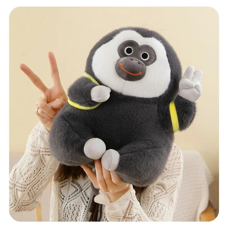 Ugly Cute Monkey Plush Stuffed Doll Banana Pillow Toy