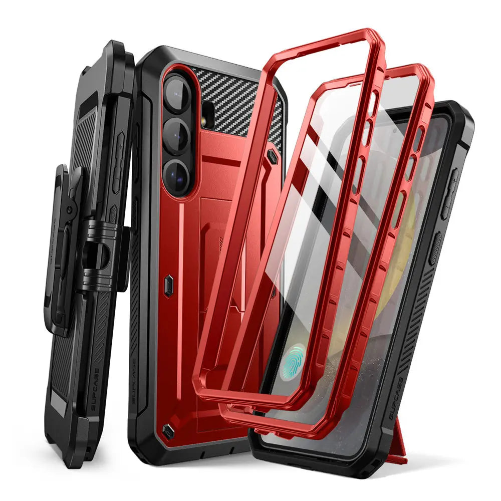 For Samsung Galaxy S25 Plus Case UB Pro Heavy Duty Rugged Phone Case with Built-in Screen Protector Kickstand Belt-Clip