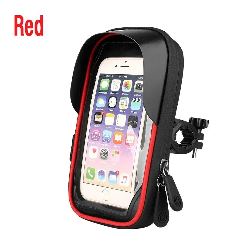 Bicycle Motorcycle Waterproof 360° Rotation Front Frame Phone Holder Easy Universal Navigation Smartphone Bracket For All Phones