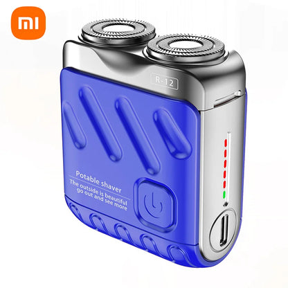 Xiaomi Men's Mini Rotating Double Head Magnetic Shaver USB Charging Portable Travel Shaver