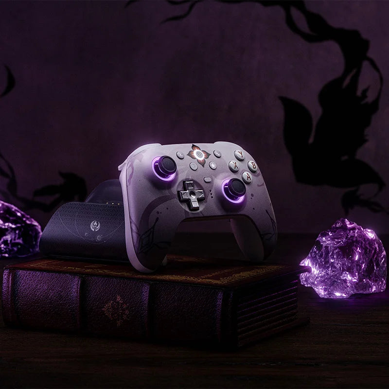 Wireless Gaming Controller with TMR Joysticks and Charging Dock for PC and Android