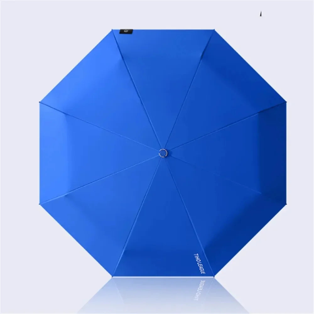 High Quality Automatic Umbrella with Metal Buckle Thickened UV Parasol Folding Umbrella Modern Rain Gear Sunshade