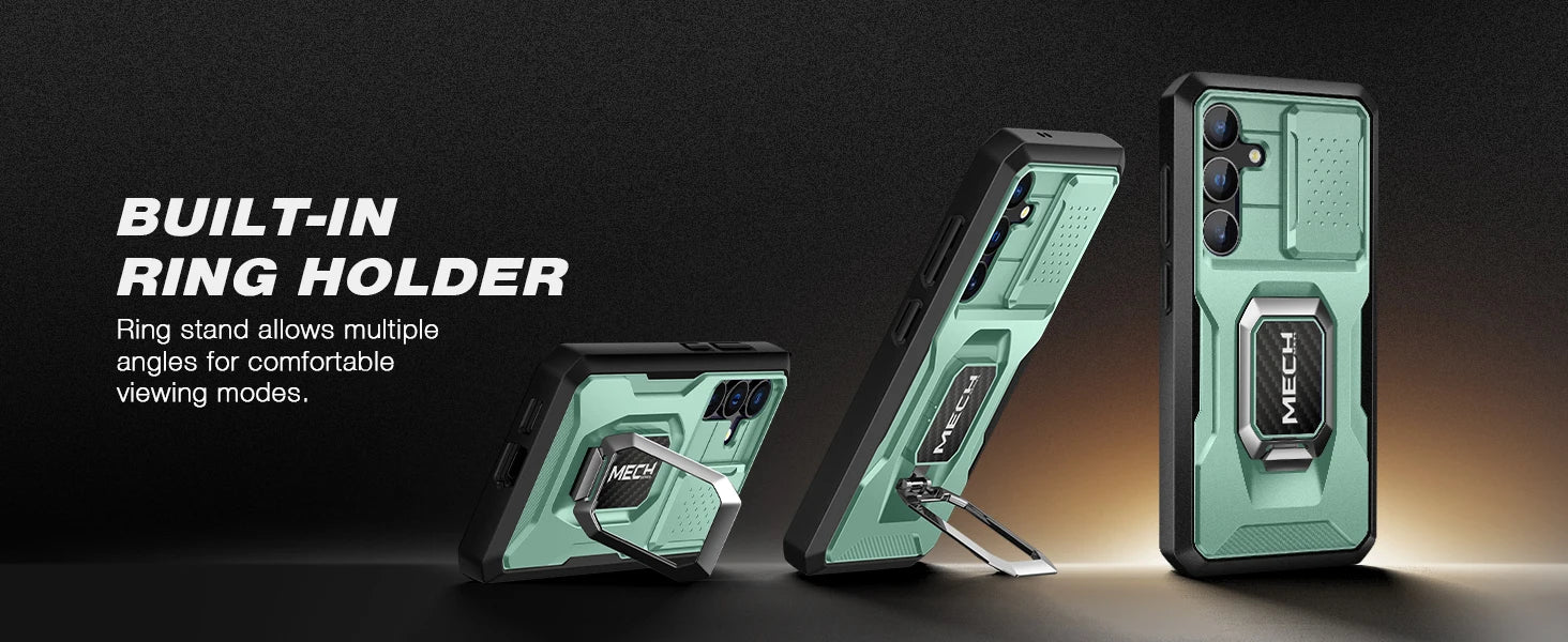 For Samsung Galaxy S24 Plus Case with Tempered Glass Screen Protector Full Body Protection Military Grade Shockproof Phone Case