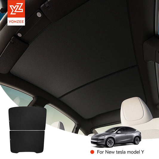 Graphene Honeycomb Sunshade Set for Tesla Model 3 Highland and Model Y Juniper 2025 2026