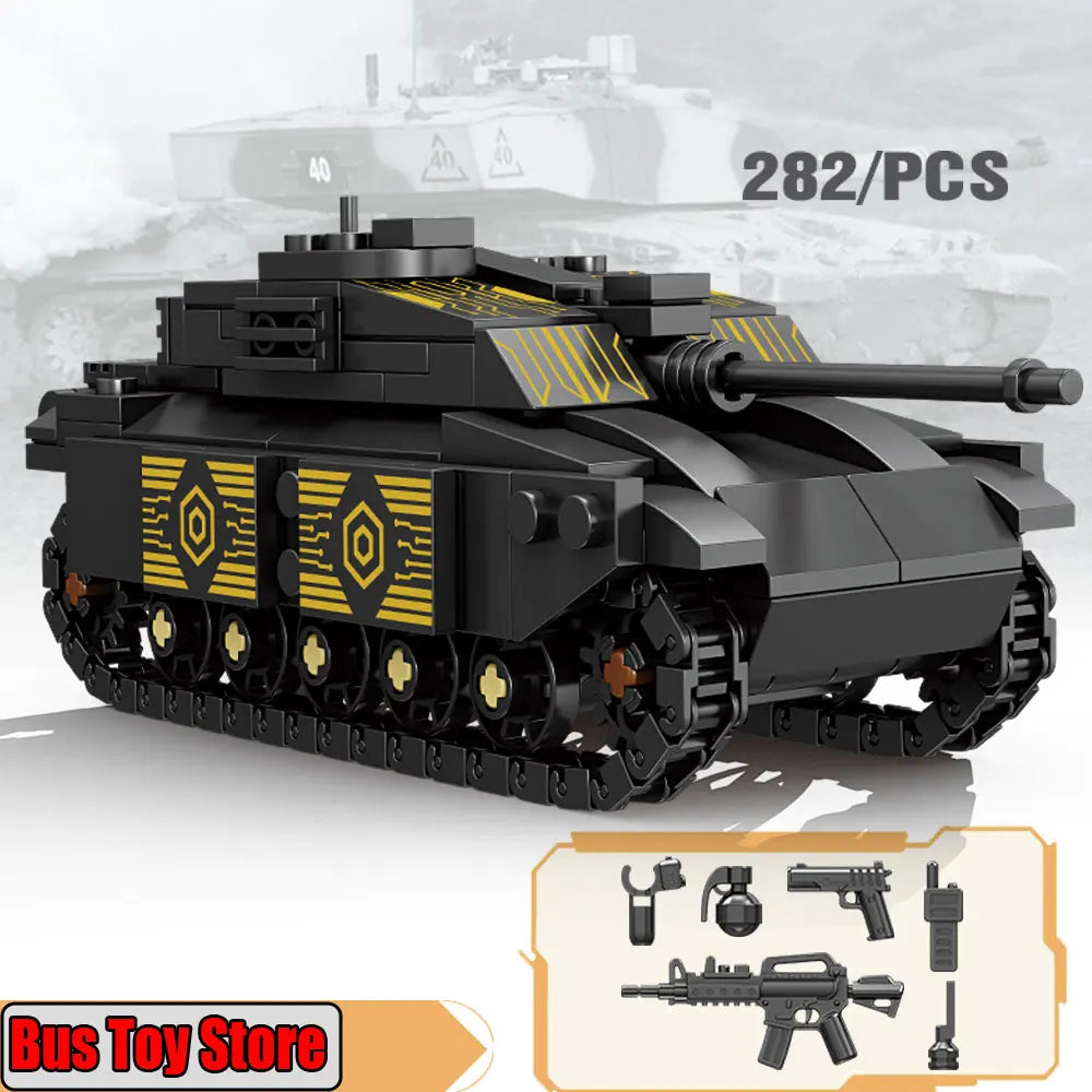 Aircraft Tank Aircraft Carrier MODERN EOLIPMENT MODERN WAR INFORMATION WW2 Military Model Building Blocks Bricks for Boy