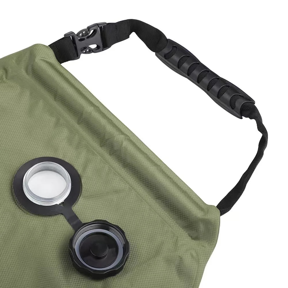 20L Portable Solar Heated Camping Shower Bag with Shower Head