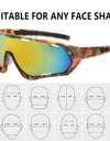 Cycling Sunglasses UV400 Glasses Outdoor Sport Goggles Fishing Running Hiking Riding Racing