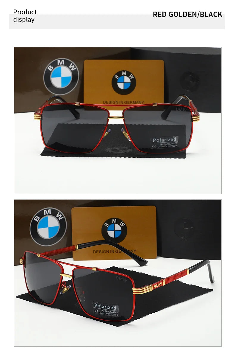 BWM Sunglasses New Luxury Polarized Sunglasses Men Women UV Anti-Glare Driving Cycling Fishing Outdoor Beach Hiking