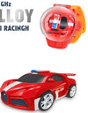Children's Watch Remote Control Car Electric Alloy Mini Watch Car Parent Child Interaction 2.4G Remote Control Racing Toy Gift