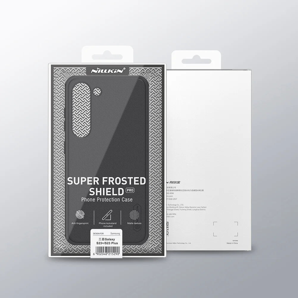 Super Frosted Shield Pro Case For Samsung Galaxy S23 Plus + Ultra Phone Case TPU + PC Anti Fingerprint Back Cover