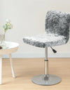 1PC Shiny Velvet Short Bar Chair Covers Stretch Back Bar Stool Covers Small Size Dining Barstool Slipcovers Party Banquet Decor
