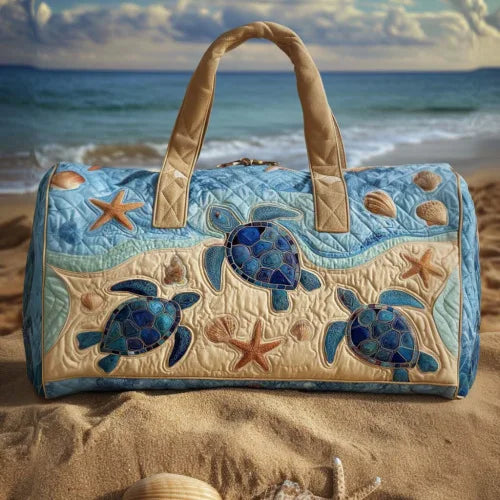 Adjustable Strap 3D Quilted Duffle Bag Large Capacity Sports Travel Tote