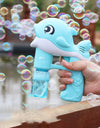 Bubble Gun Electric Automatic Soap Cute Bubbles Machine Kids Portable Outdoor Party Toy LED Light Blower Toys