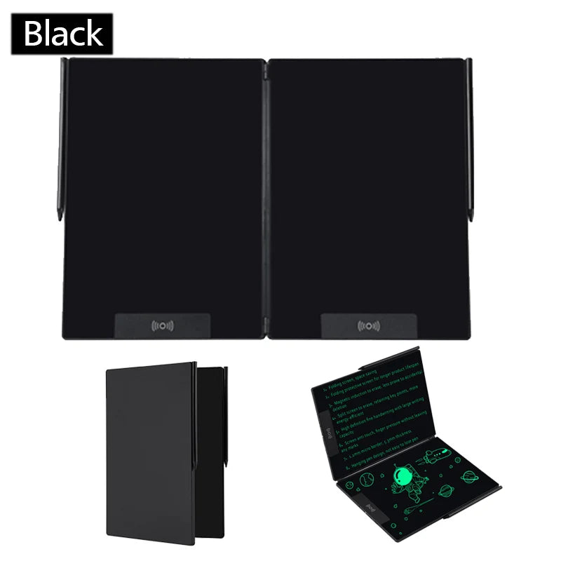 14.3-inch Folding Screen  LCD Superfine Handwriting Writing Board Meeting megnetic to Eras Drawings Tablet Split screen