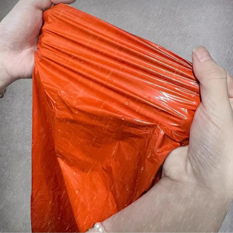 2 Pack Emergency Thermal Rain Ponchos with Hood for Hiking and Camping