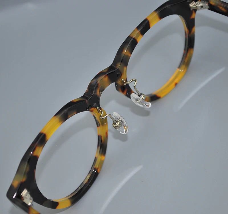 Retro Round Spectacle Luxury Acetate Eyewear Small Size Eyeglasses Optical Prescription Frames