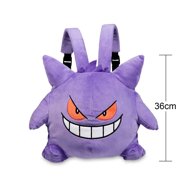 Kawaii Pokemon Plush Backpack Soft Cartoon Shoulder Bag