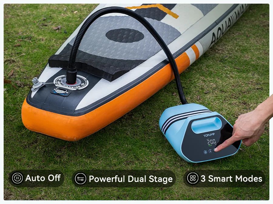 Electric 5200mAh 20PSI Inflatable SUP Pump 12V High Speed Dual Stage For Outdoor Paddle Board Airbed SUP Paddleboard Kayak Boat