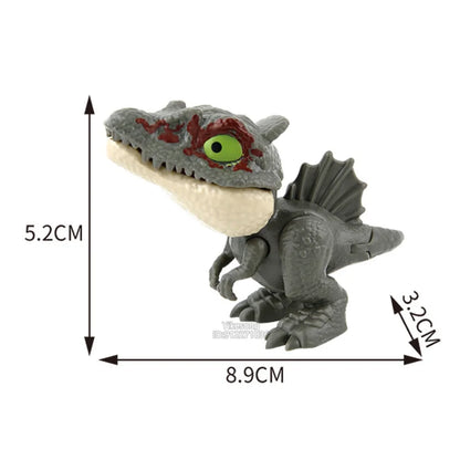 Finger Dinosaur Tricky Tyrannosauru Model Interactive Bite Hand Creative Movable Joints Fidget Toy Funny Dino Eggs Birthday Gift