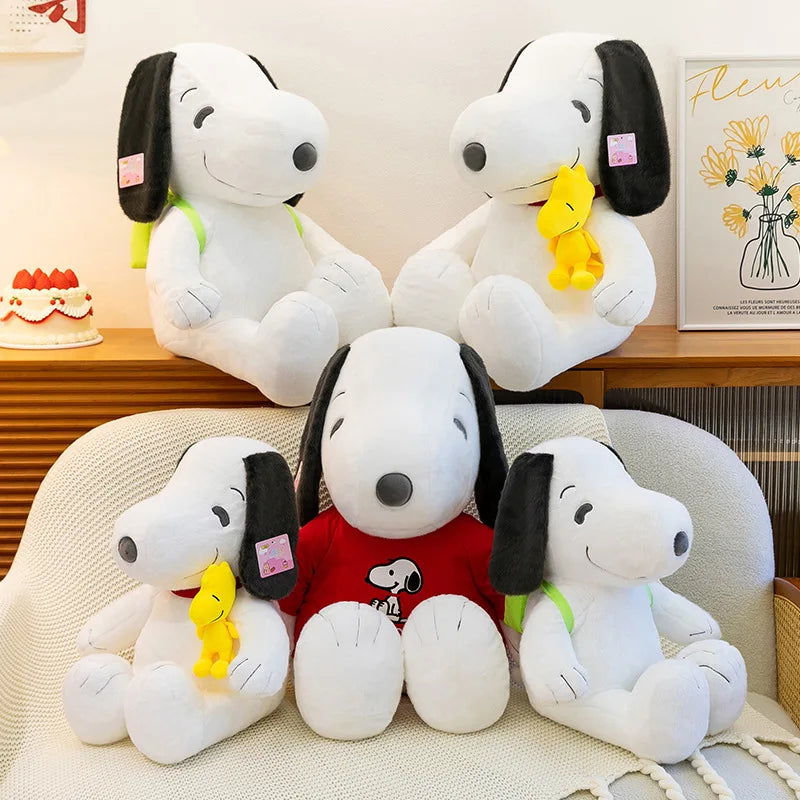 Cute Cartoon Dog Plush Backpack Soft Stuffed Pillow