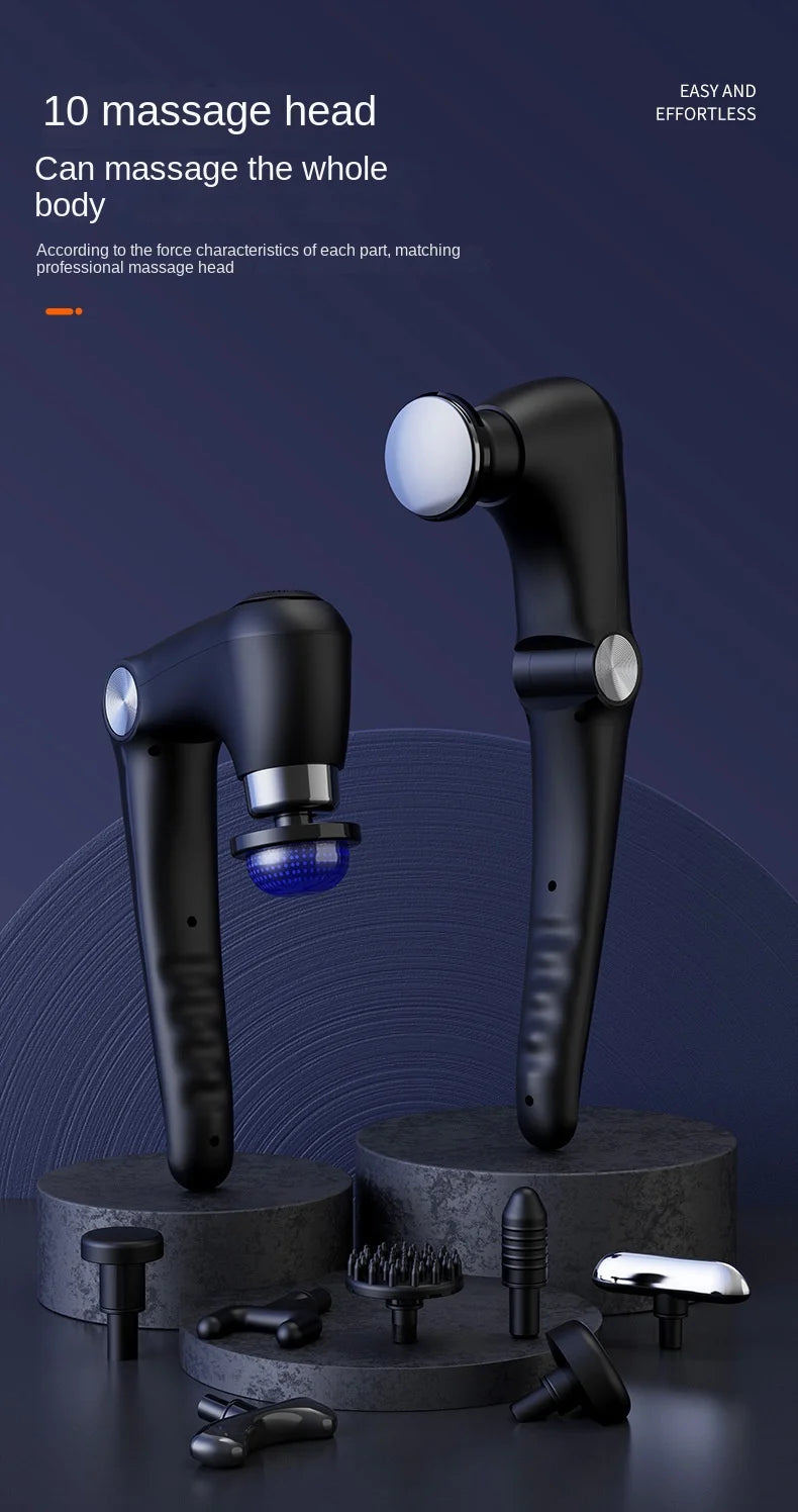 Fitness Muscle Relaxation Massager Hot and Cold Compress Multi-Mode Adjustable Fascia  Foldable Massage Stick Massage