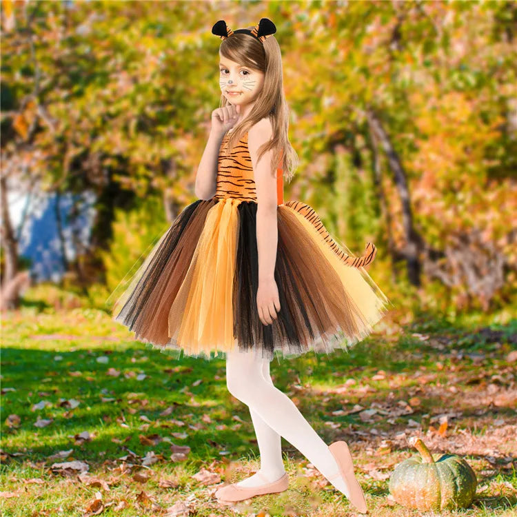Animal Cosplay Tutu Dress with Accessories Party Costume