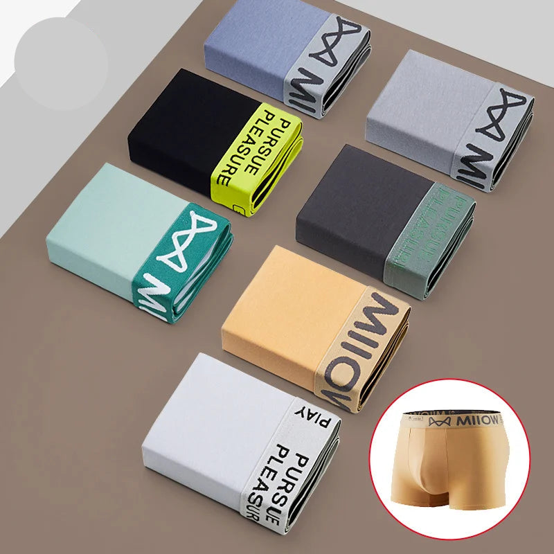 3Pcs Man Underwear Boxer Men Graphene Antibacterial Crotch Men's Boxershorts Underpants Boxers Shorts Trunks