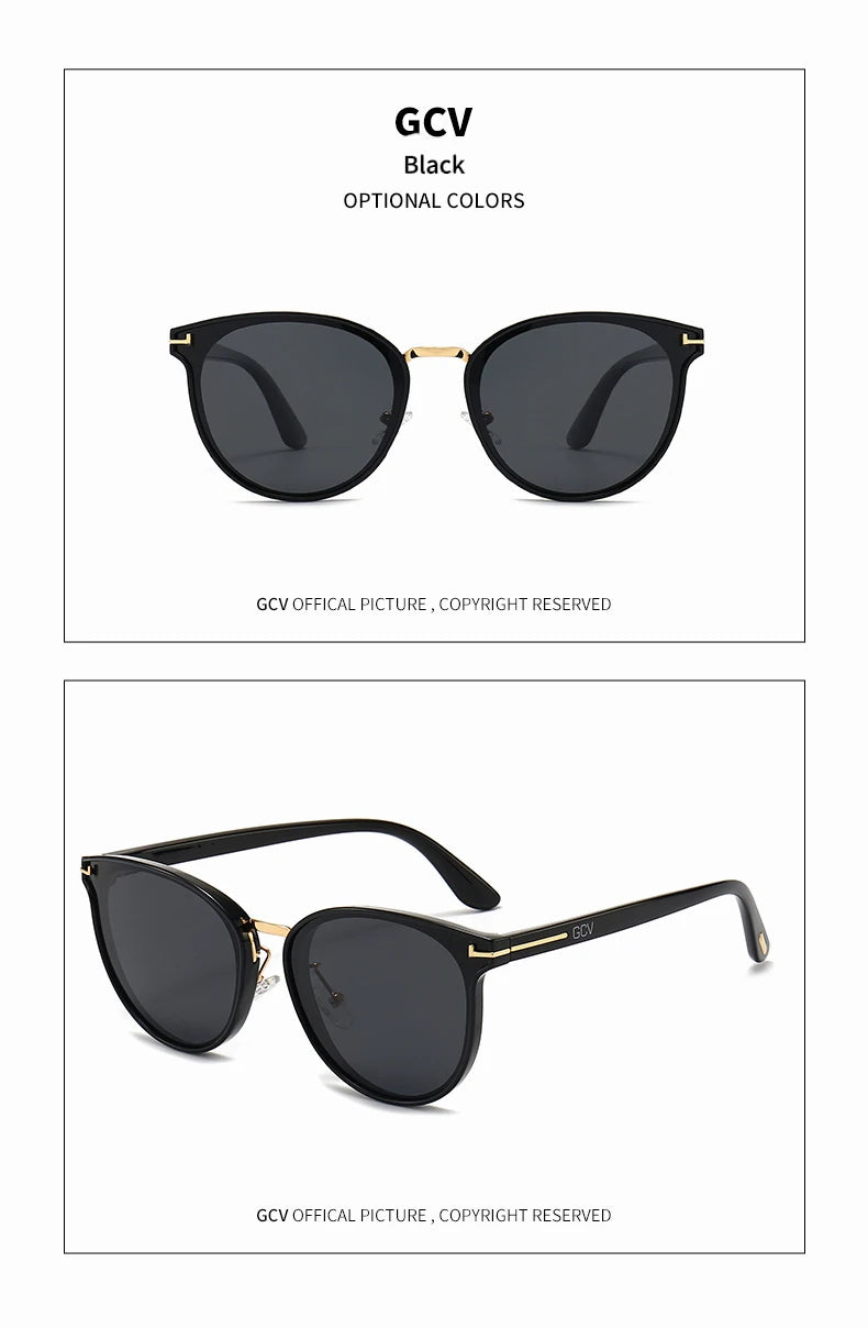 Cat Eye Polarized UV400 Fashion Sunglasses for Women Luxury Ultralight Frame Party Eyewear