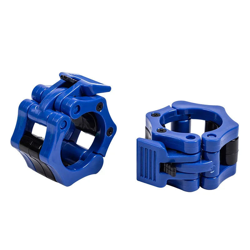 2.5CM 2pcs Release Barbell Clamps Spin Lock Barbell Collars Weight Bar Clips Weightlifting  Strength Training