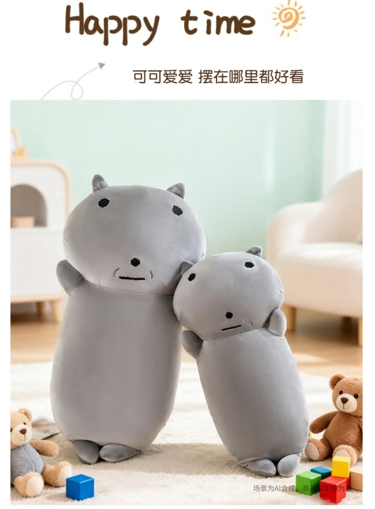 95cm Grey Cat Plush Toy Long Hugging Pillow