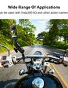 Motorcycle O-Clip Quick Release Clamp / Crab Clamp Handlebar Fixed Mount Holder for GoPro and Other Action Cameras