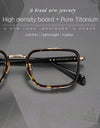 eyeglass frames titan Prescription men reading glasses women Myopia Computer blue light prevention discoloration
