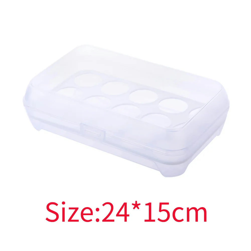6-Grid Portable Egg Storage Box – Shockproof & Drop-Resistant Refrigerator Egg Organizer Case