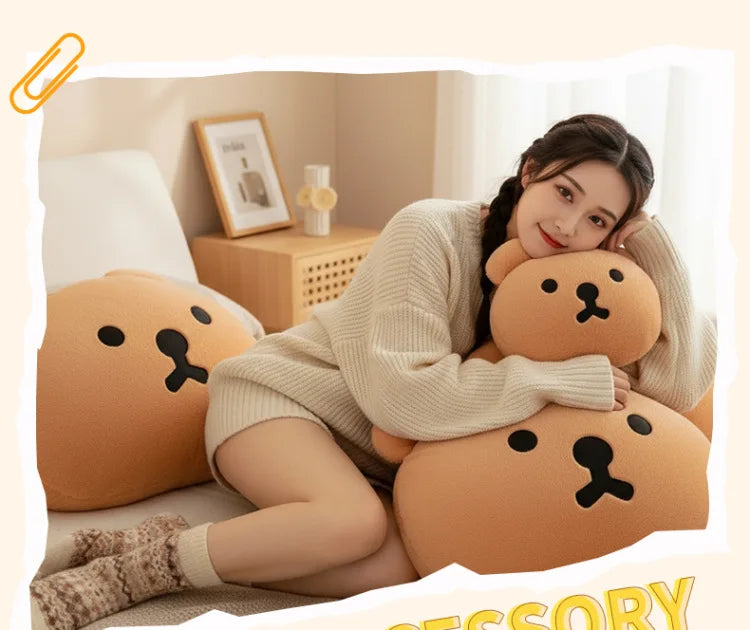 Cute Cartoon Bear Plush Stuffed Doll Cushion Toy