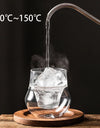 120/130ml Double-layer Glass Cup Hanging Ear Espresso Coffee Cup Anti-scalding Milk Party Brandy Wine Teacup Clear Mug