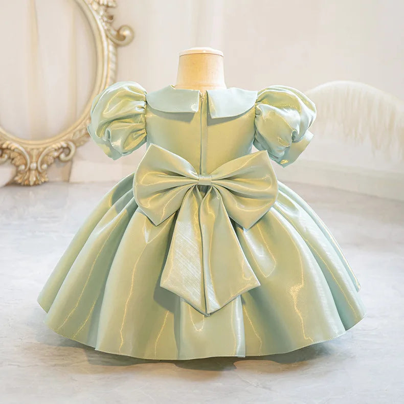 Luxury Princess Dress for Girls - Premium Fluffy Tulle Ball Gown Flower Girl Wedding Dress + Birthday Party Gown