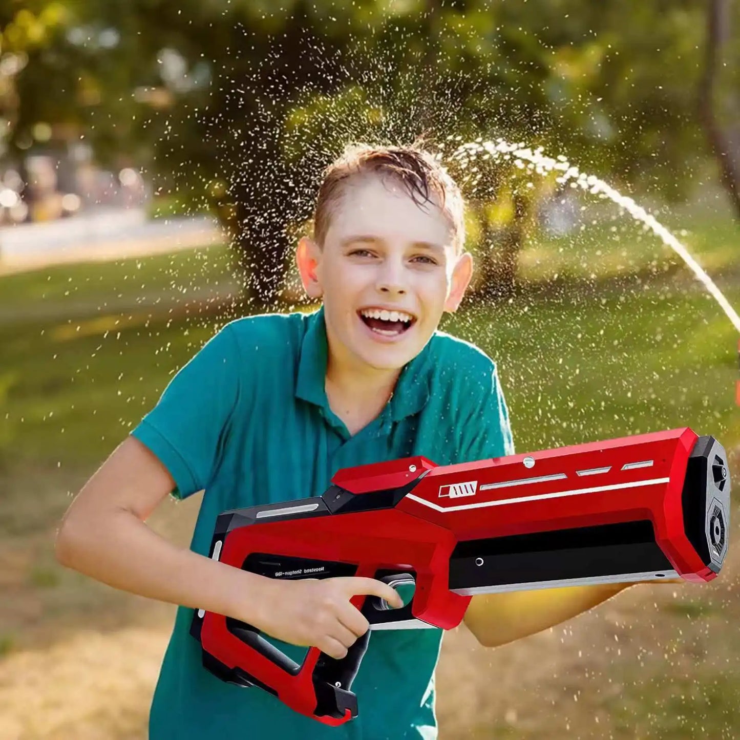 Electric Automatic Suction Water Gun Rechargeable Water Blaster for Outdoor Beach and Pool Activities
