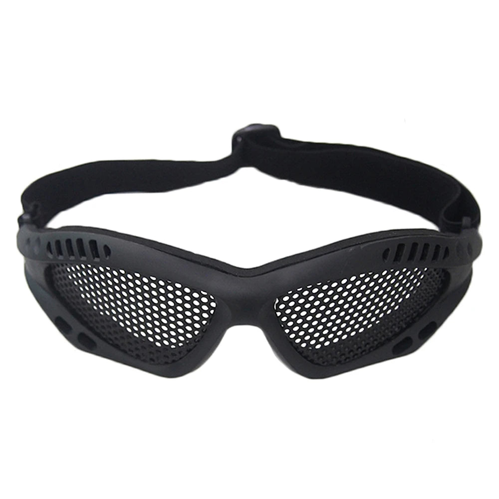 Outdoor Eye Protective Comfortable Airsoft Tactical Glasses Goggles Anti Fog With Metal Mesh/PC Len For Paintball Hunting