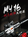 M416 Fully Automatic Shell Throwing Soft Bullet Gun, Electric Combo Hand Automatic Shell Throwing Toy Gun