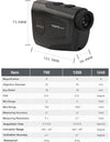 USB Type-C 1300yard Rechargeable Golf Laser Rangefinder Hunting 750yard Telescope With Flag-Lock Vibration Distance Meter